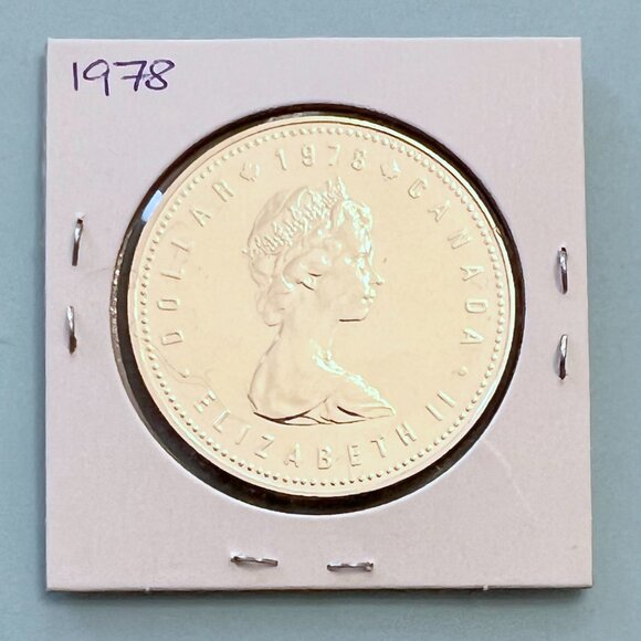 Canada 1976, 1977 & 1978 0.500 Fineness Silver Dollar Coins! - Picture 8 of 16